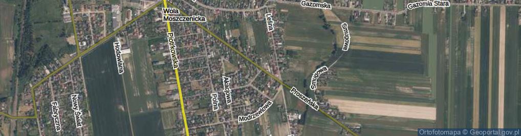 Zdjęcie satelitarne Proszeńska ul.